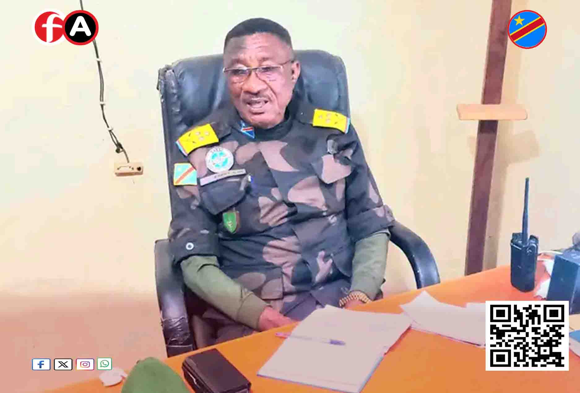 Nord-Kivu : Lubero sous contrôle, l’administrateur militaire dément les spéculations sur le M23/AFC